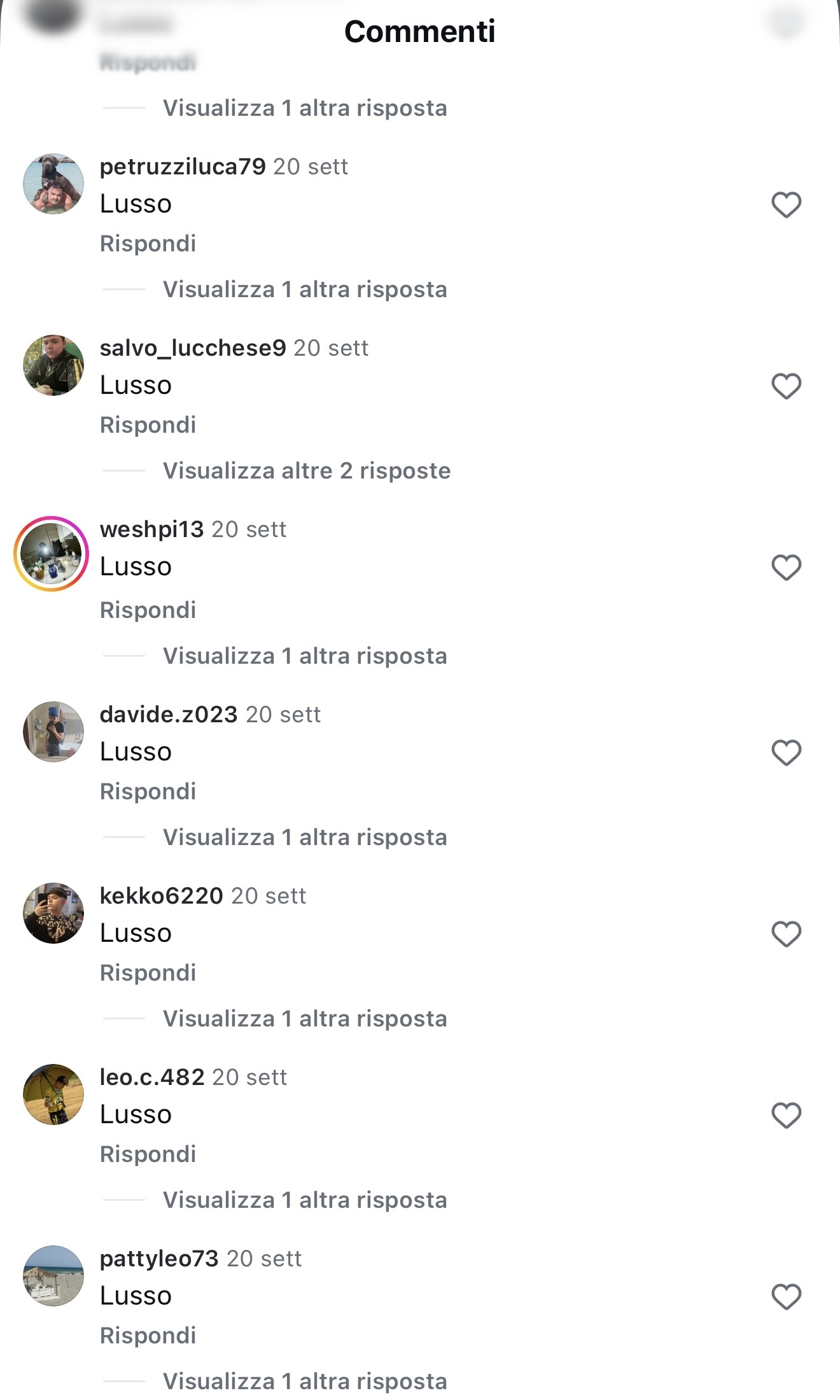 Screenshot 994 commenti
