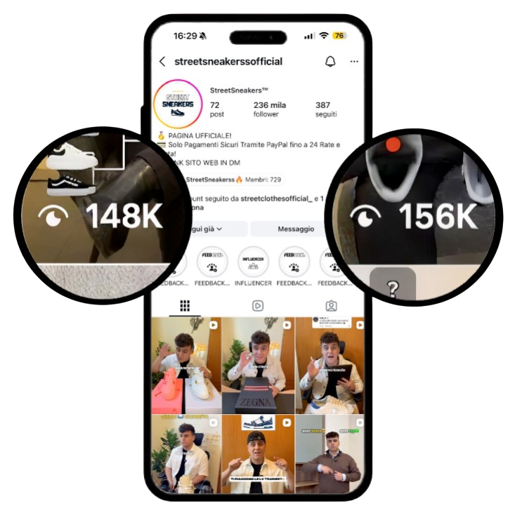 Profilo cliente 3 — risultati virali